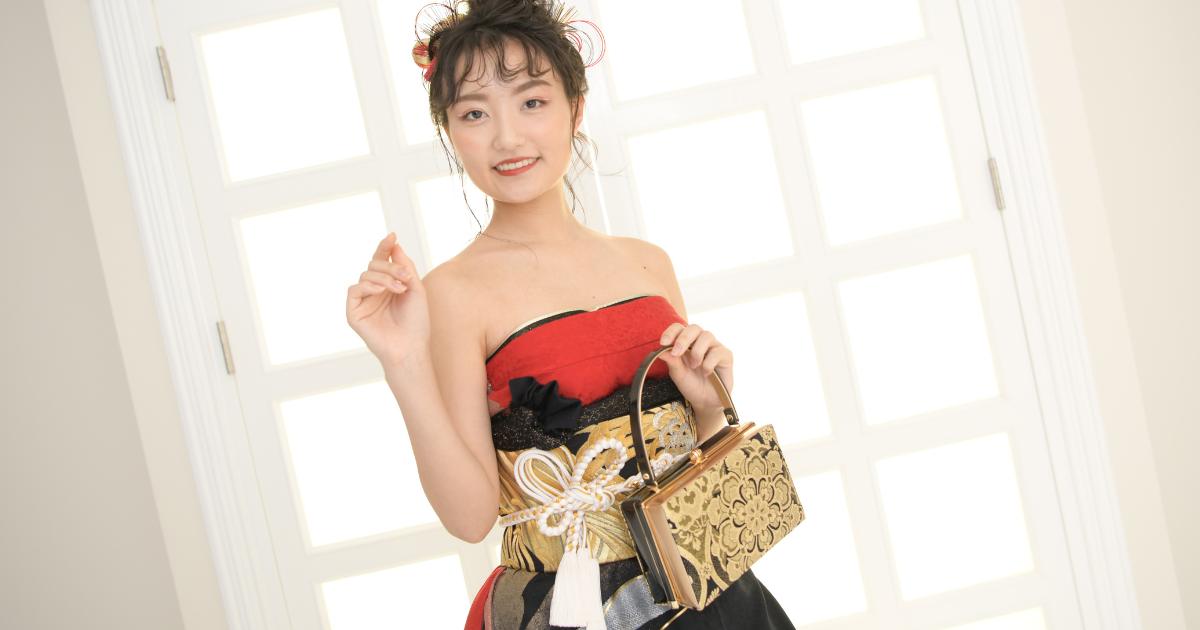 写真館でのドレス撮影