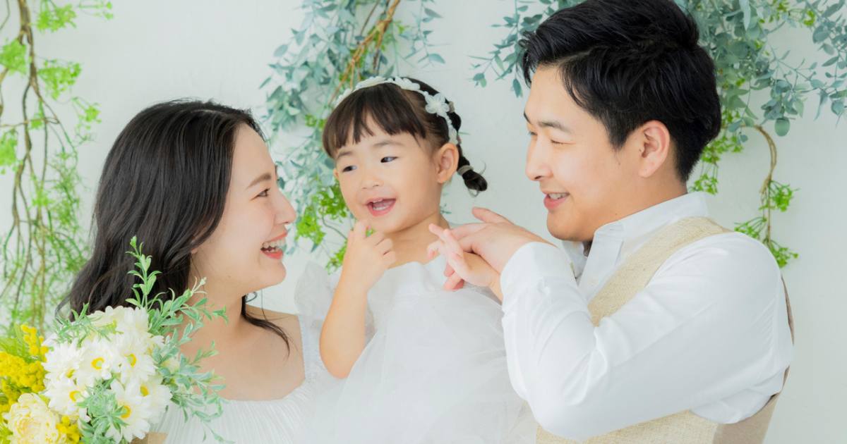 写真館 家族写真